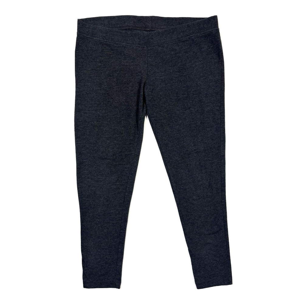 Old Navy Maternity Leggings Women's Medium Charcoal Gray Stretch Pull On